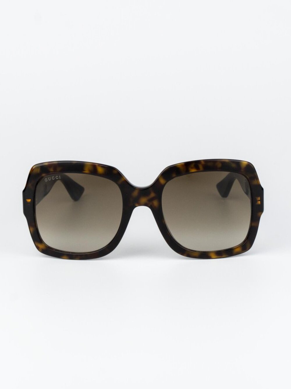 Gucci Women Sunglasses Havana Brown Gradient Square GG0036S 004 NEW AUTHENTIC - Picture 3 of 10